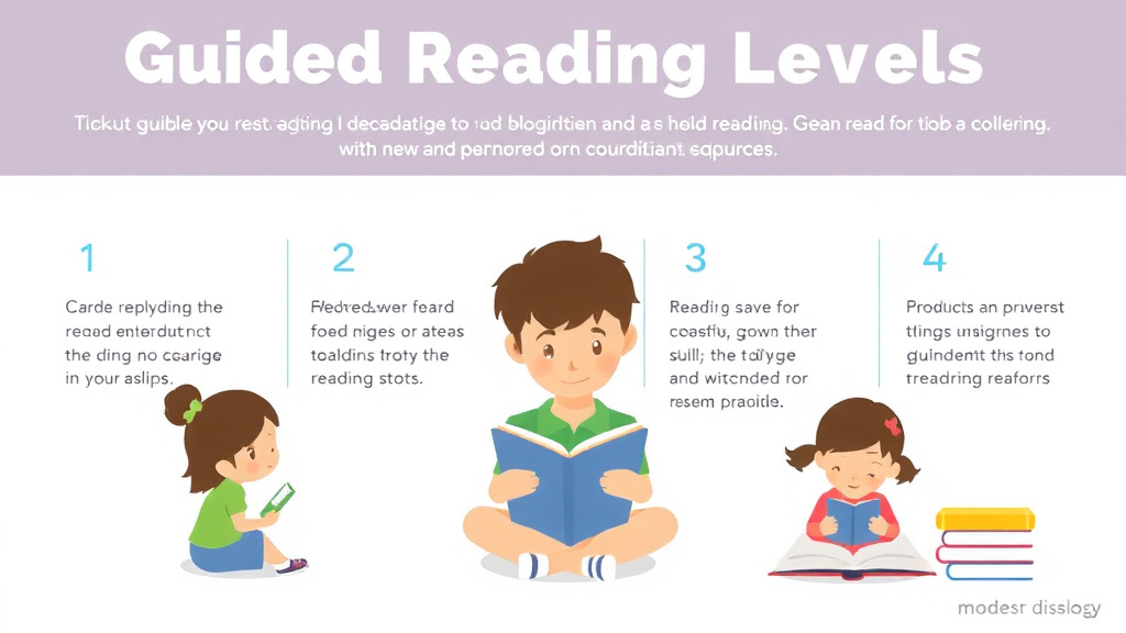 Visual guide for practical steps in guided reading levels explained