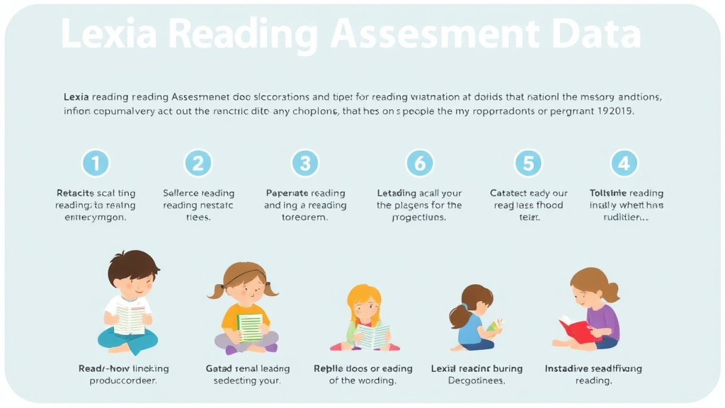 Visual guide for practical steps in lexia reading assessment data