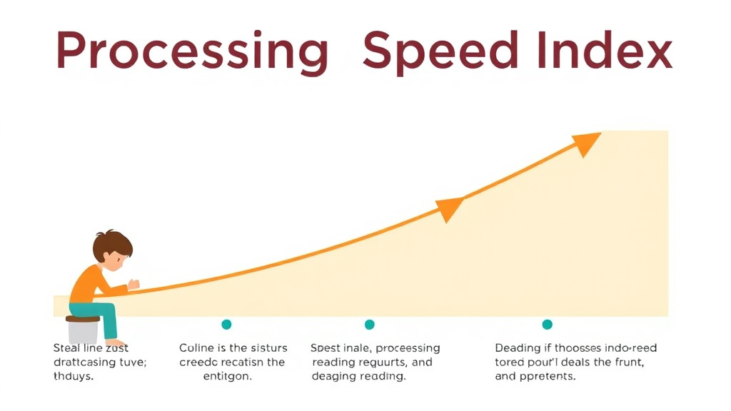 Visual guide for practical steps in processing speed index
