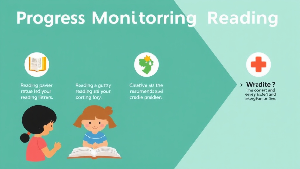 Visual guide for practical steps in progress monitoring reading