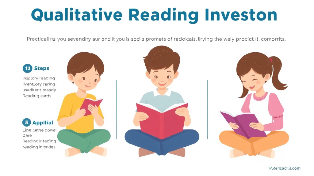 Visual guide for practical steps in qualitative reading inventory