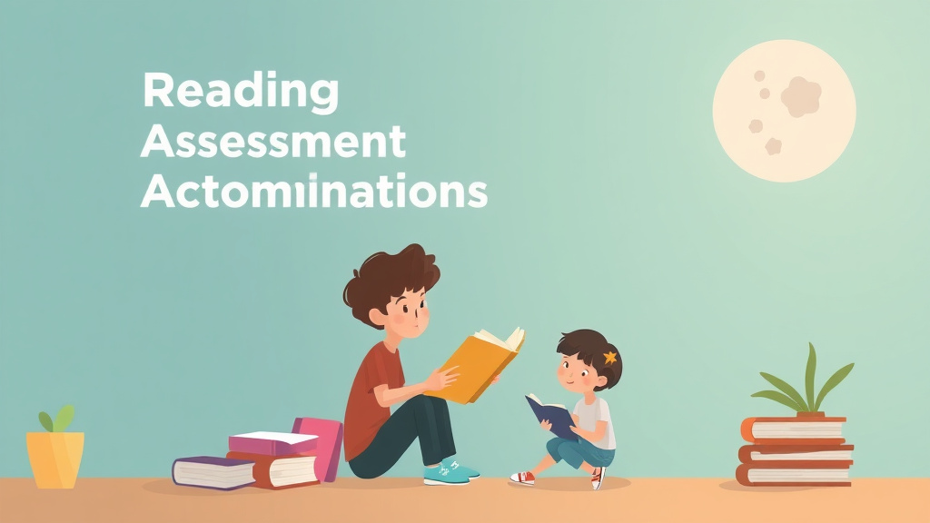 Illustration showing key concepts related to reading assessment accommodations