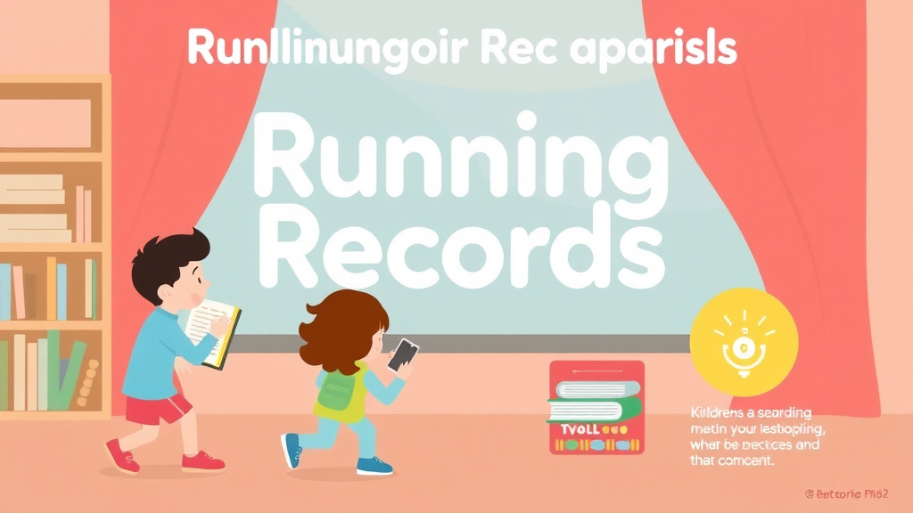 Visual guide for practical steps in running records explained