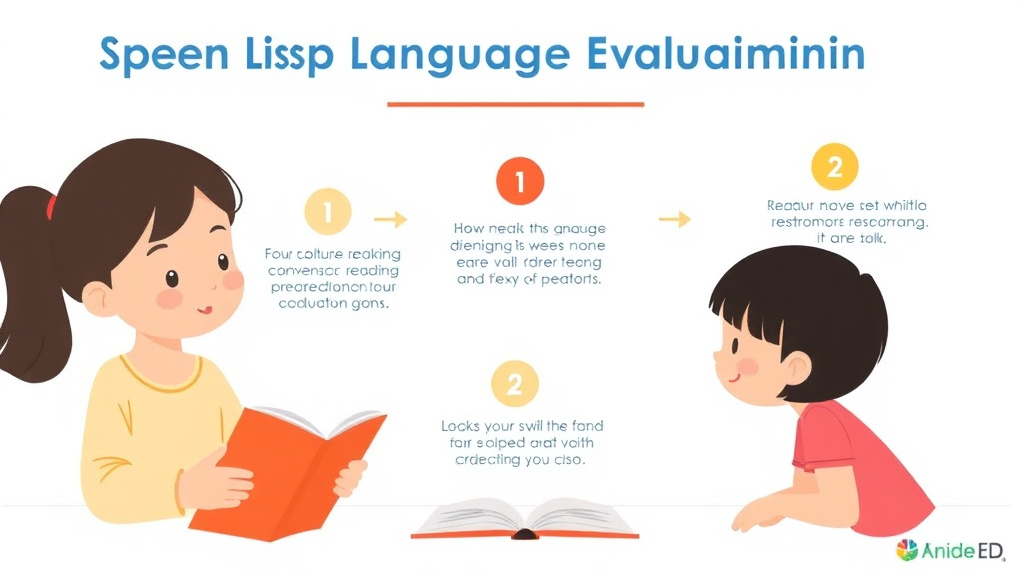 Visual guide for practical steps in speech language evaluation for reading