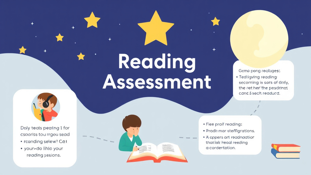 Visual guide for practical steps in star reading assessment