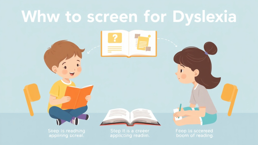 Hands-on guide visualization for when To Screen For Dyslexia