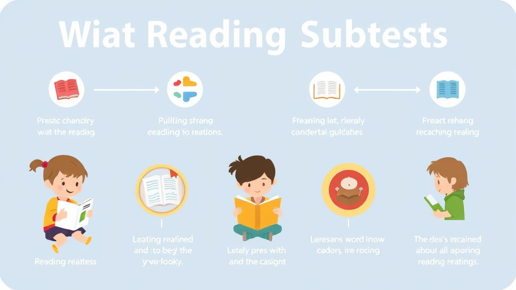 Visual guide for practical steps in wiat reading subtests