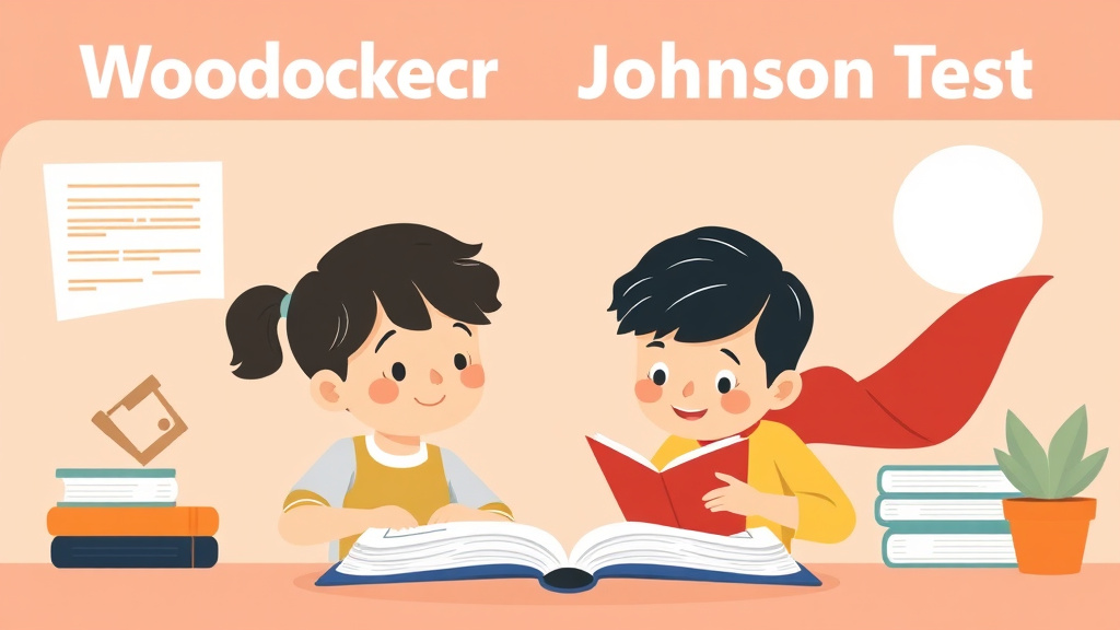Illustration showing key concepts related to woodcock johnson reading test