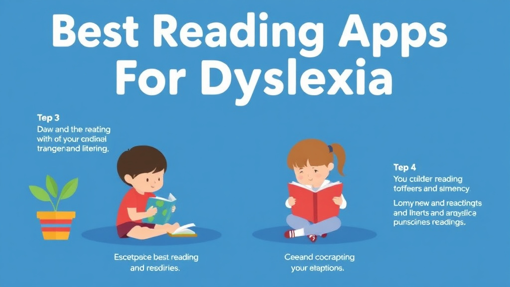 Process flow illustration for putting best Reading Apps For Dyslexia into action