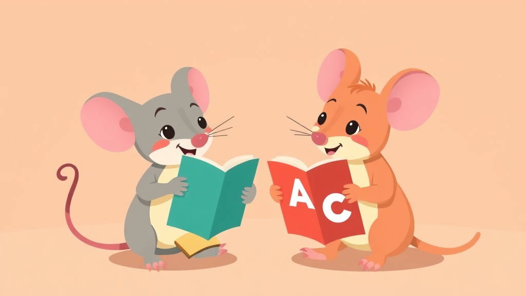 Illustration showing key concepts related to readspark vs abc mouse reading