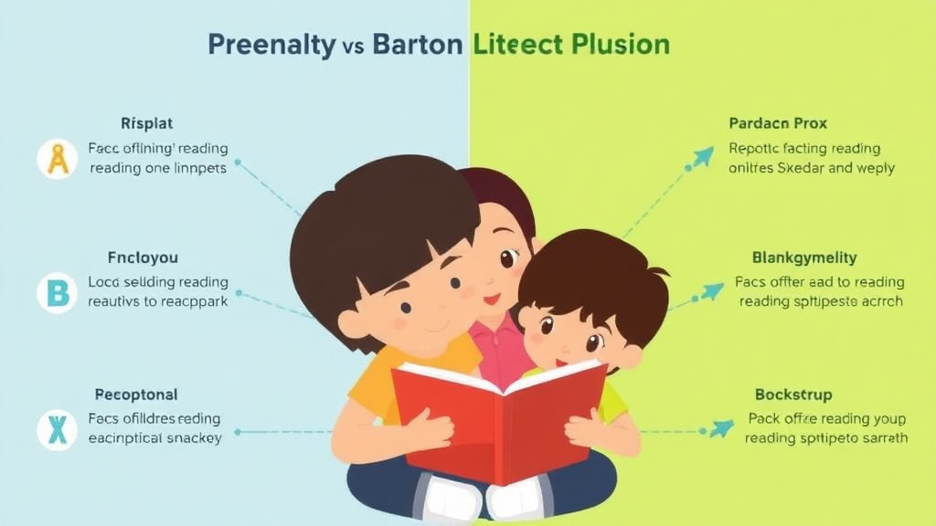 Visual guide for practical steps in readspark vs barton reading