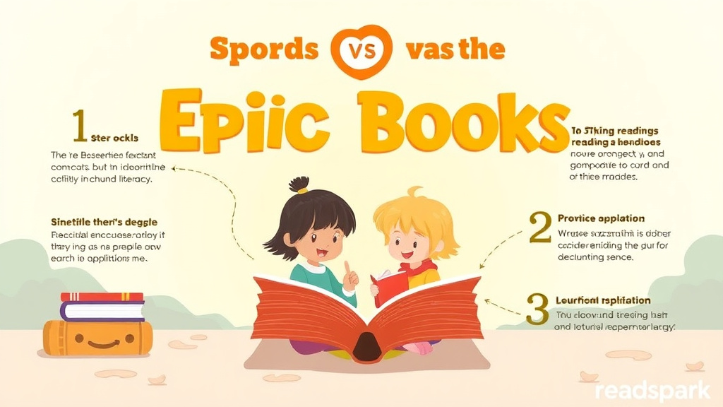 Visual guide for practical steps in readspark vs epic books