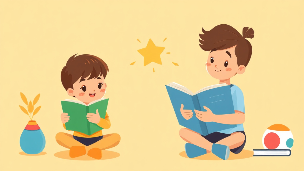 Illustration showing key concepts related to readspark vs reading eggs