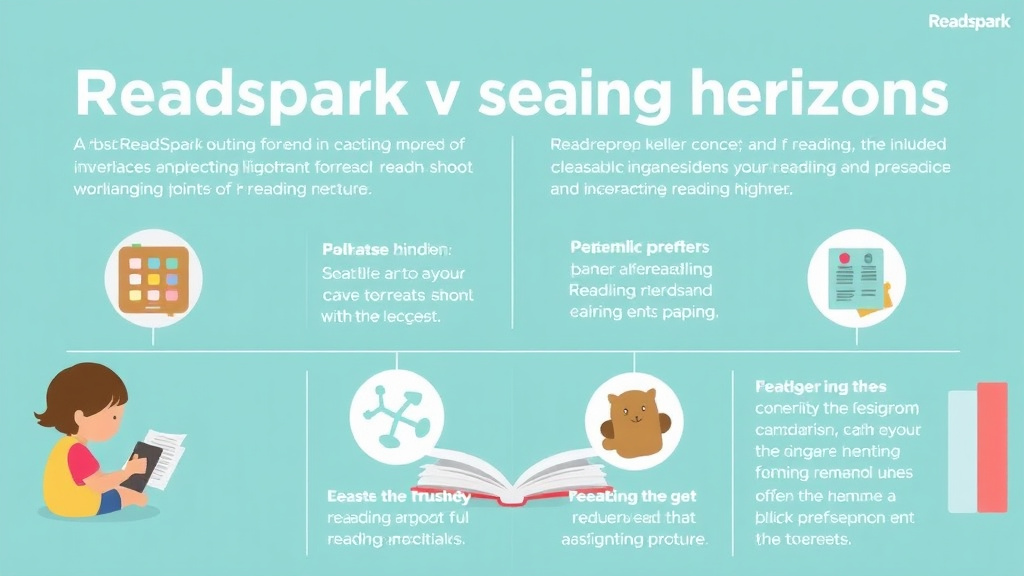 Visual guide for practical steps in readspark vs reading horizons