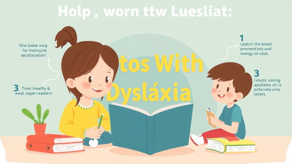 Visual guide for practical steps in actors with dyslexia