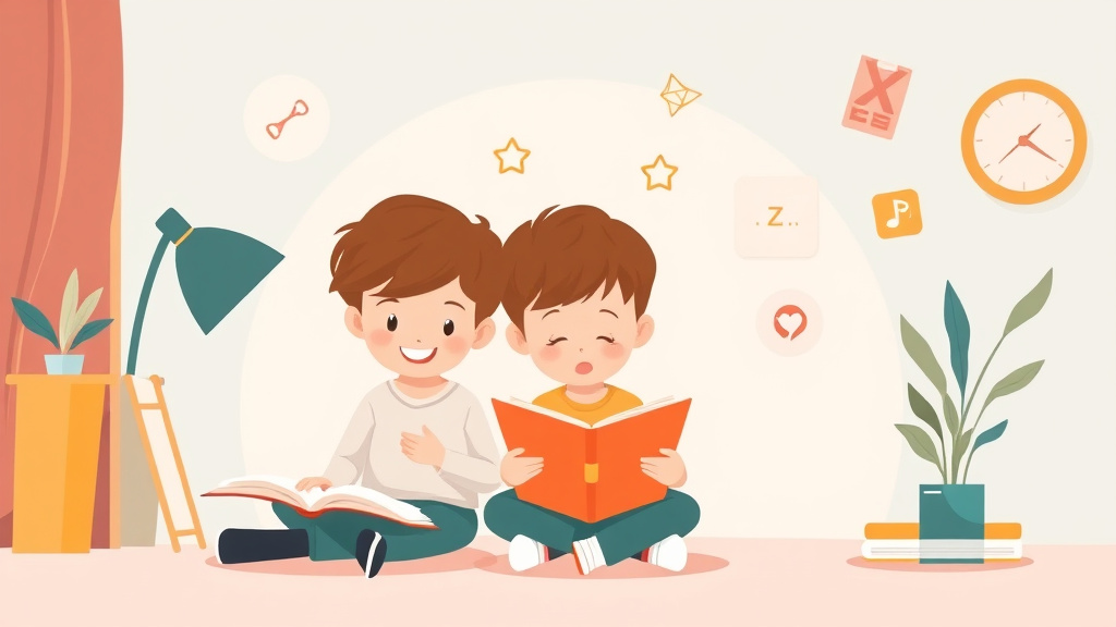 Illustration showing key concepts related to assistive technology for dyslexia