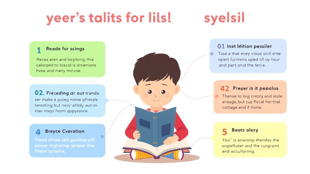 Visual guide for practical steps in colored overlays for dyslexia