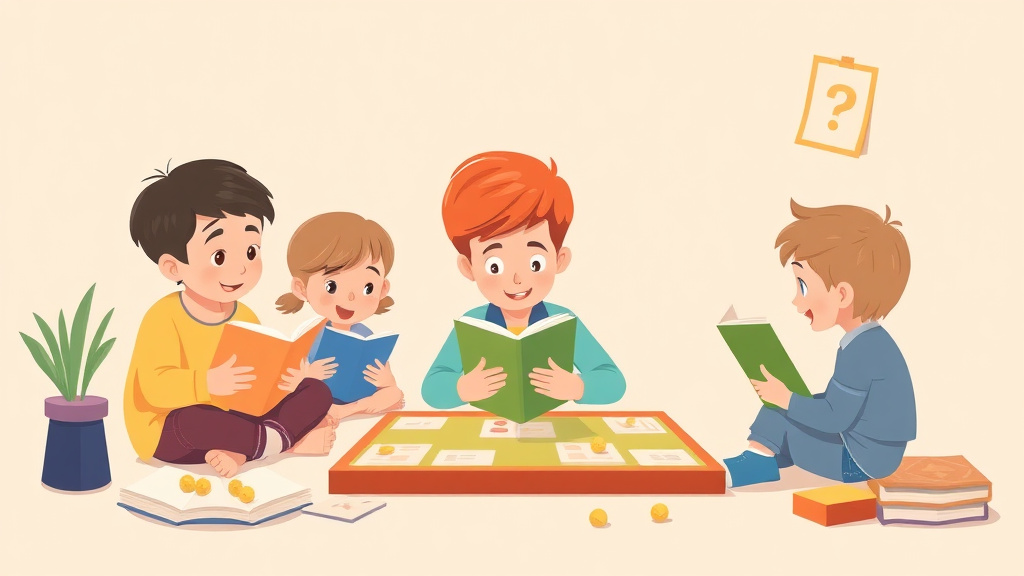 Illustration showing key concepts related to dyslexia and board games