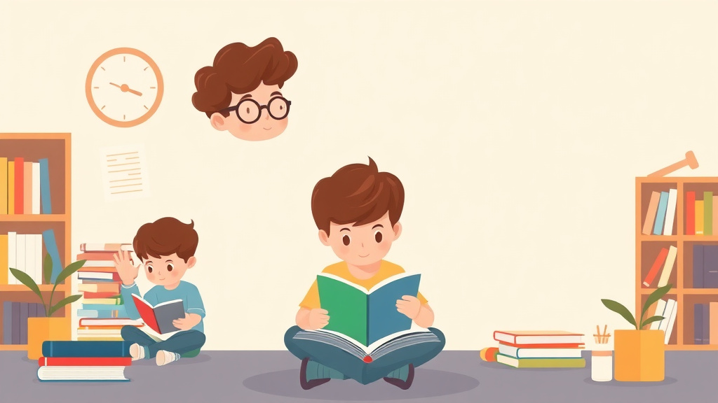 Illustration showing key concepts related to dyslexia and charter schools