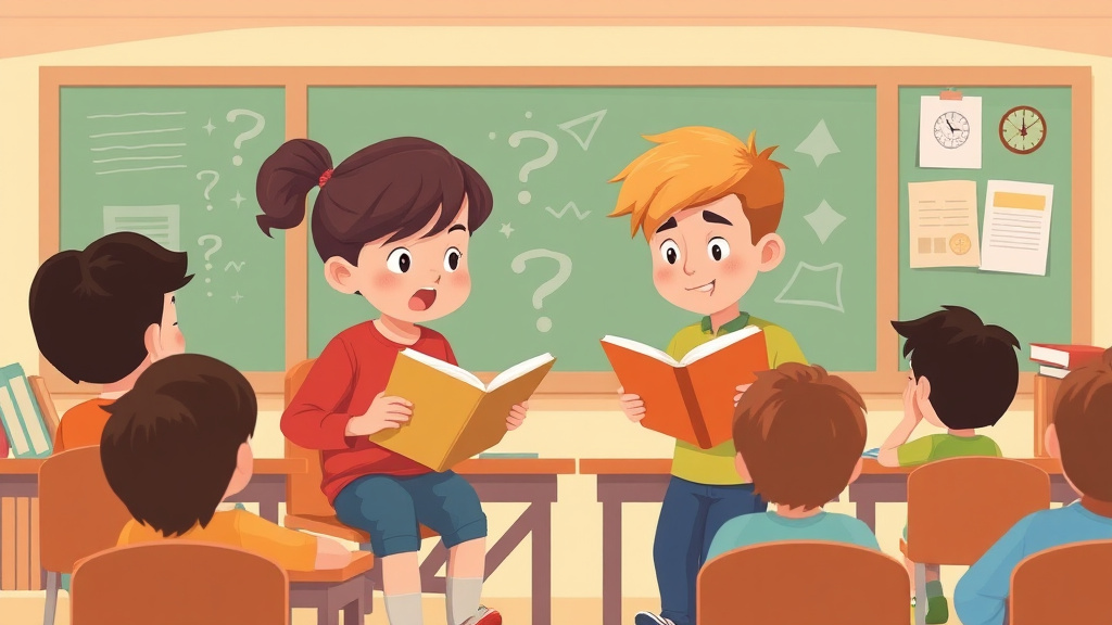 Illustration showing key concepts related to dyslexia and classroom embarrassment