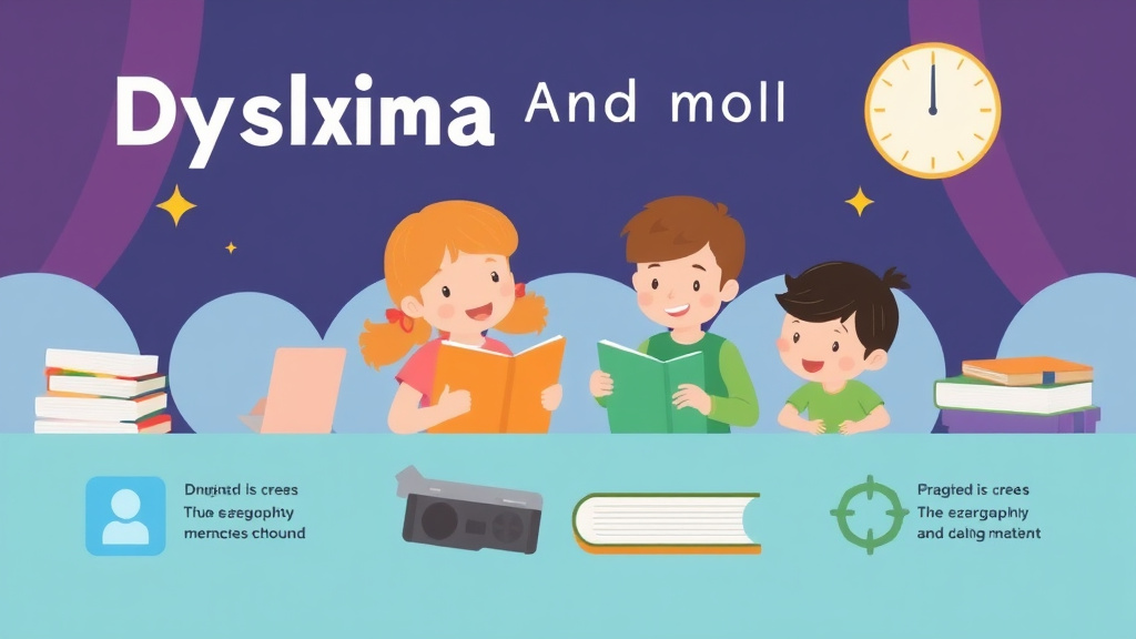 Visual guide for practical steps in dyslexia and drama class