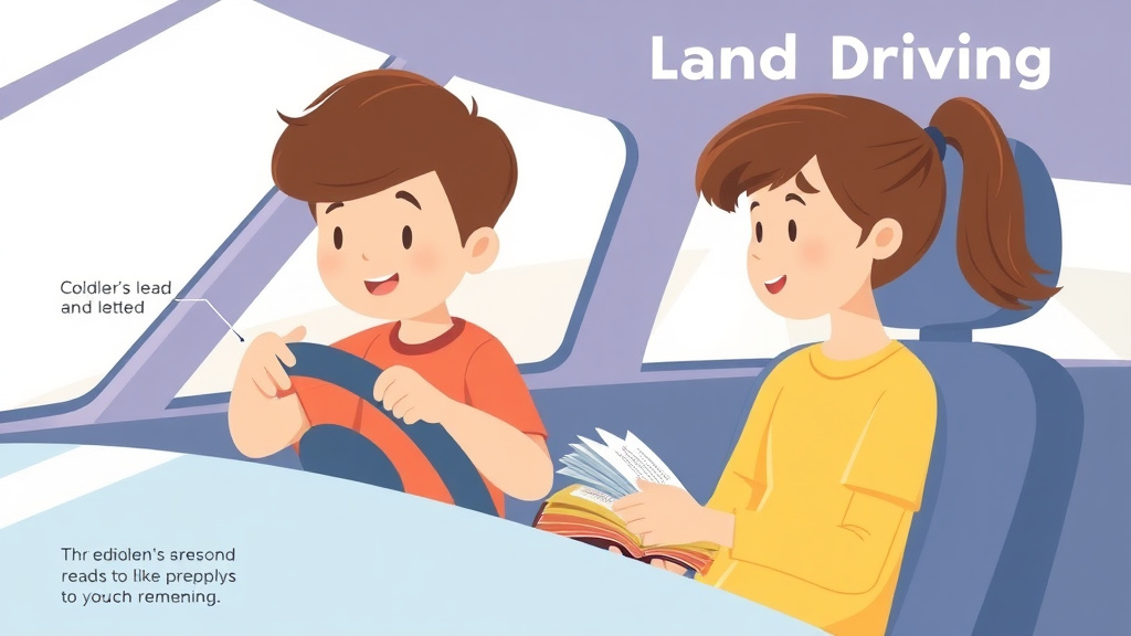 Visual guide for practical steps in dyslexia and driving