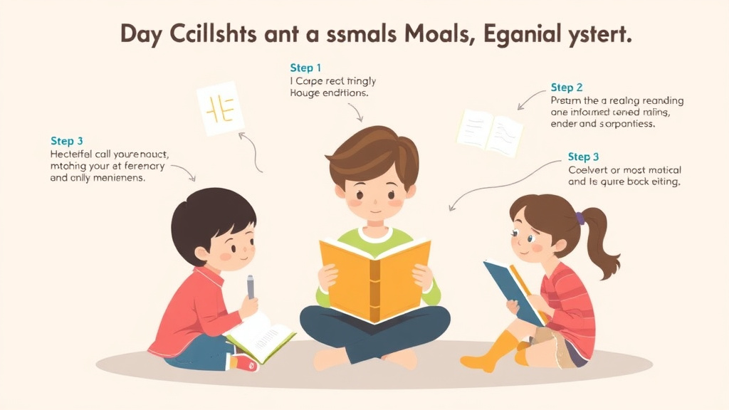 Visual guide for practical steps in dyslexia and family dynamics