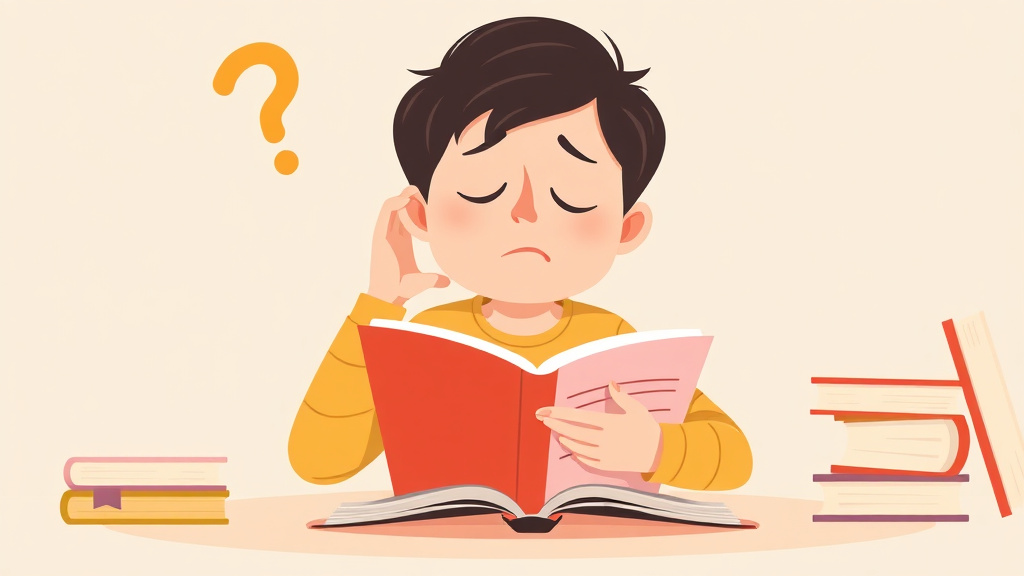 Illustration showing key concepts related to dyslexia and frustration