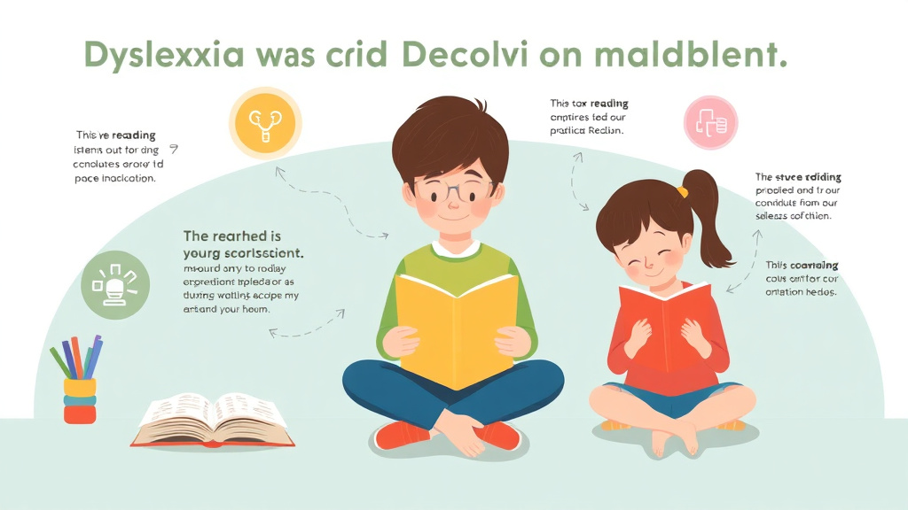 Visual guide for practical steps in dyslexia and growth mindset