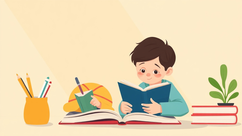 Illustration showing key concepts related to dyslexia and handwriting issues