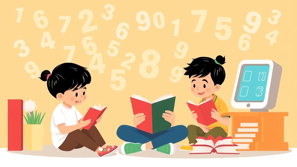 Illustration showing key concepts related to dyslexia and phone numbers