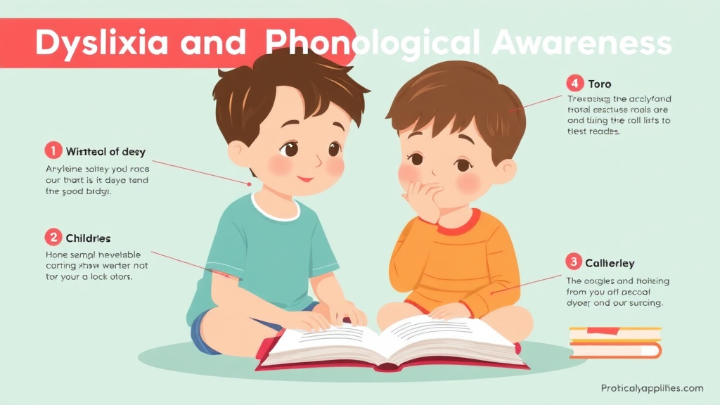 Visual guide for practical steps in dyslexia and phonological awareness