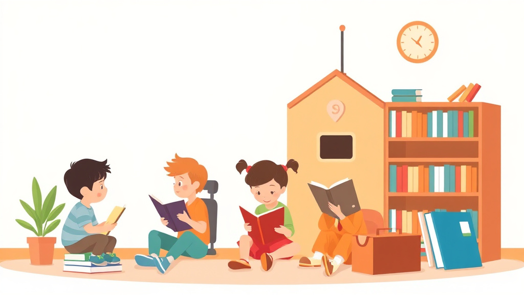 Illustration showing key concepts related to dyslexia and private school options