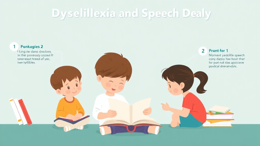 Visual guide for practical steps in dyslexia and speech delay