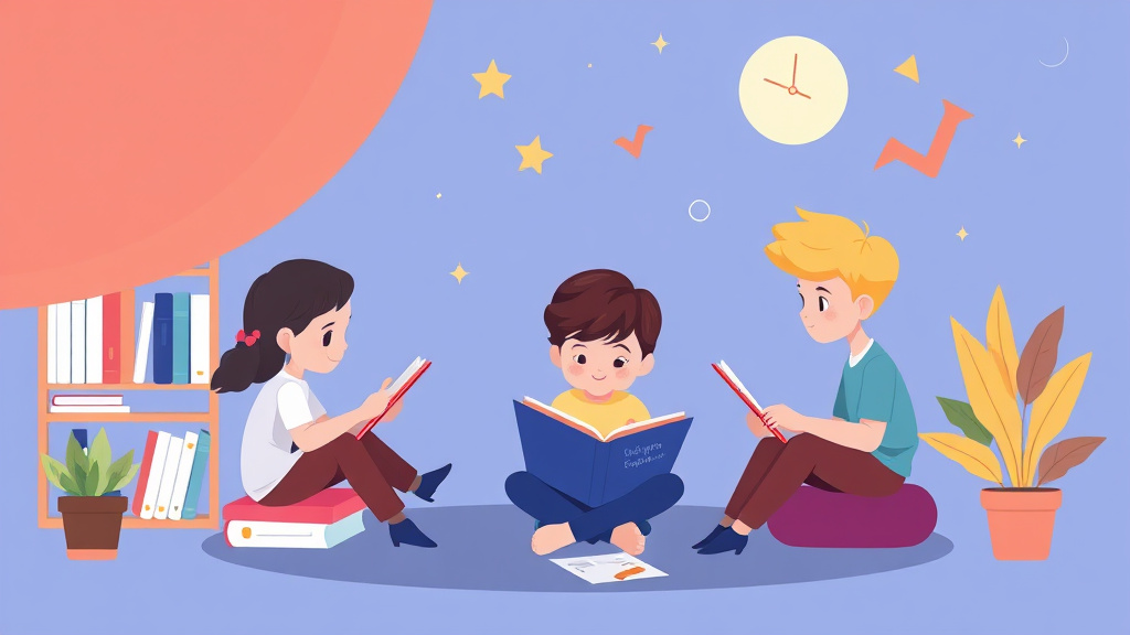 Illustration showing key concepts related to dyslexia and study skills