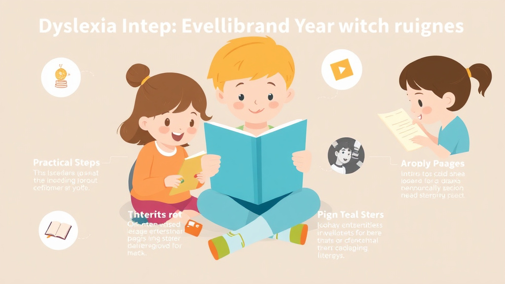 Visual guide for practical steps in dyslexia friendly study guides