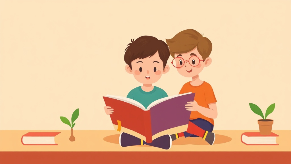 Illustration showing key concepts related to signs of dyslexia in 8 year olds