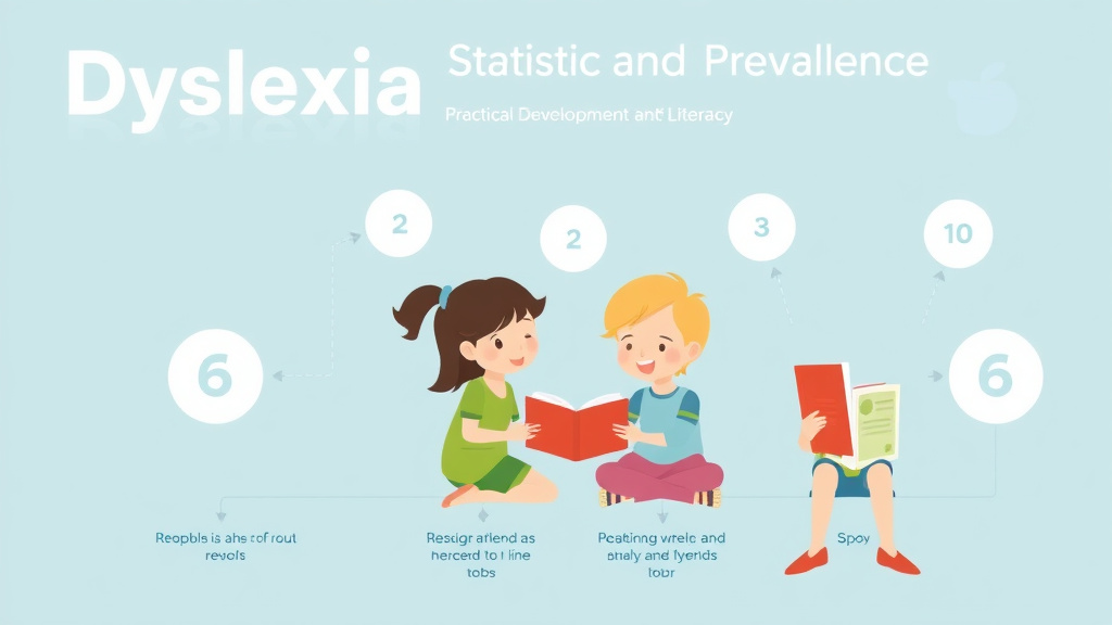 Visual guide for practical steps in dyslexia statistics and prevalence