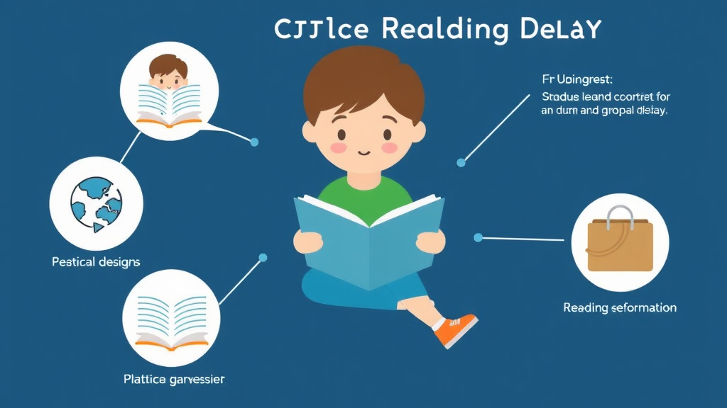 Visual guide for practical steps in dyslexia vs reading delay