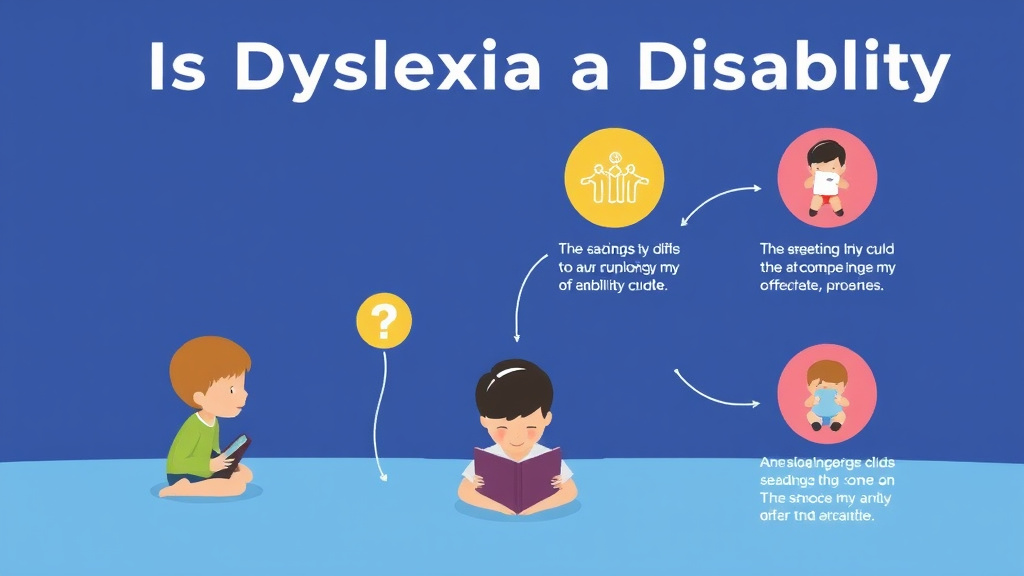 Visual guide for practical steps in is dyslexia a disability