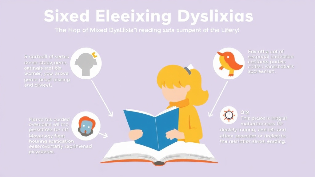 Visual guide for practical steps in mixed dyslexia