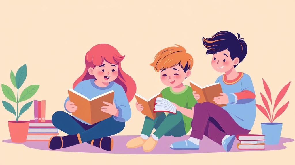 Illustration showing key concepts related to online dyslexia communities