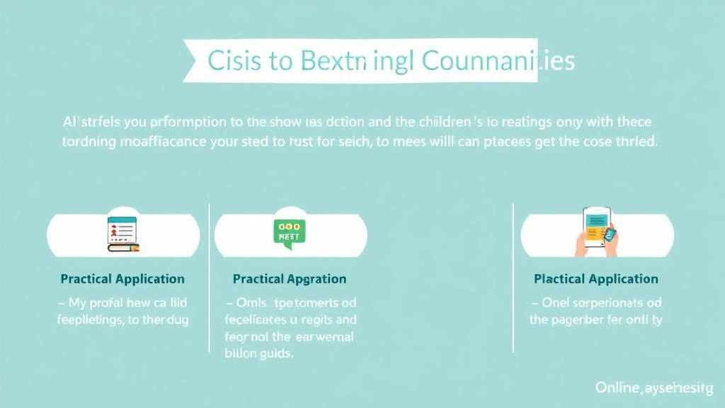 Visual guide for practical steps in online dyslexia communities