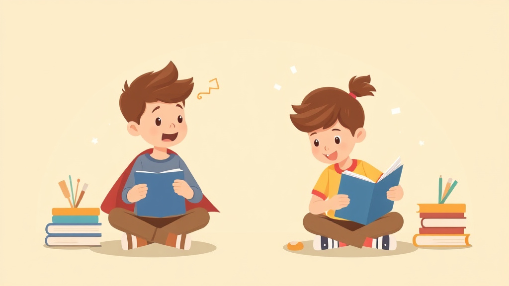 Illustration showing key concepts related to phonological dyslexia