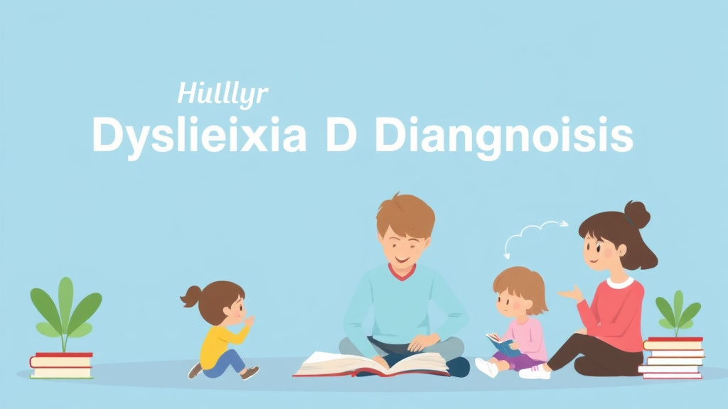 Visual guide for practical steps in sharing dyslexia diagnosis with family