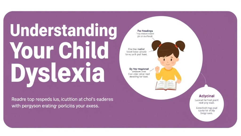 Visual guide for practical steps in understanding your childs dyslexia report