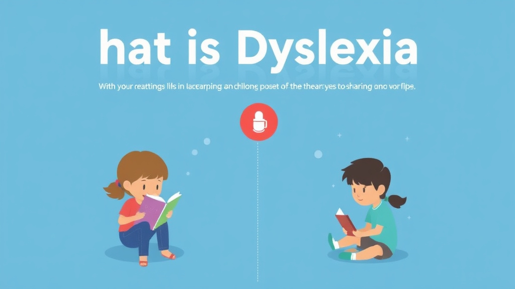 Visual guide for practical steps in what is dyslexia