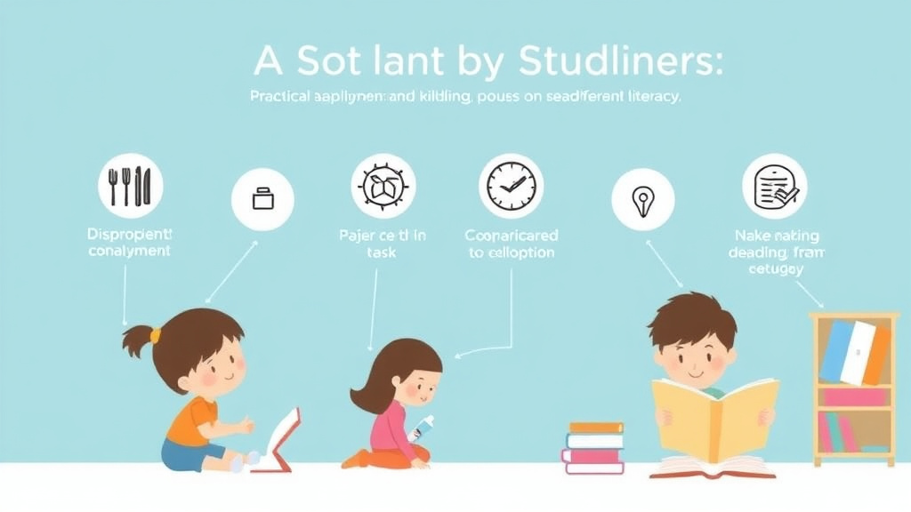Visual guide for practical steps in 504 plan for test anxiety