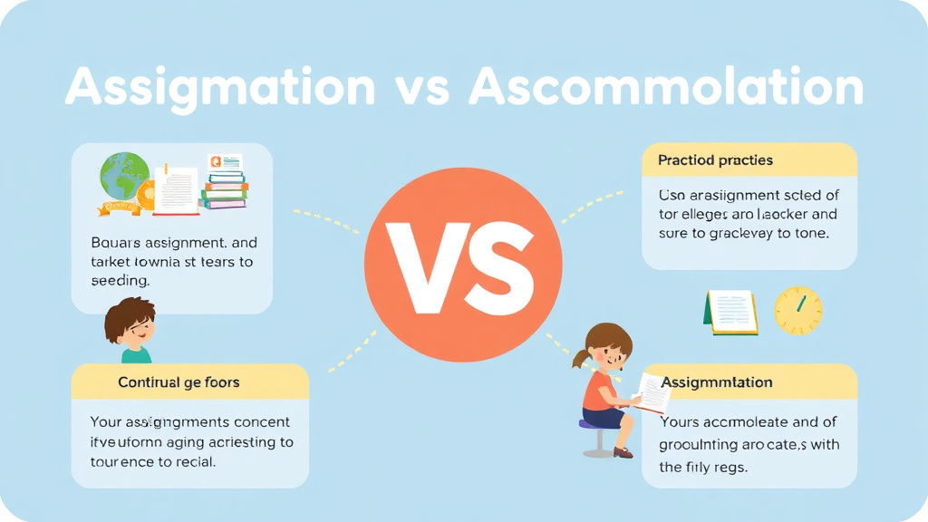 Visual guide for practical steps in assignment modification vs accommodation