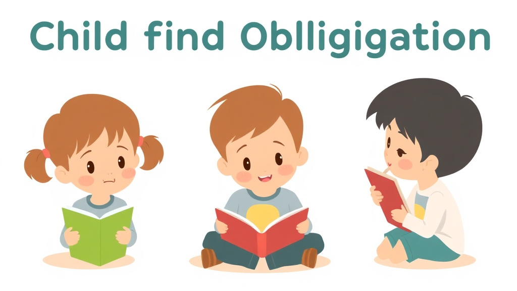 Visual guide for practical steps in child find obligation